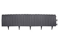 Декоративный забор Eko-Palisada 22 см, 1 м / графит