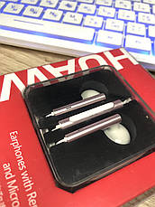 Проводные Наушники Huawei Half In-Ear Earphones AM116 Гарнітура, навушники Huawei AM116 Pink, фото 2