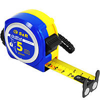 Рулетка S&R Colibry 5 м Ширина полотна 25 мм Двостороння шкала Магнітна подвійний гачок