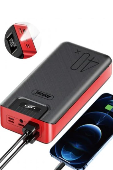 Портативна мобільна батарея підвищеної ємності Andowl Power 400000mAh оригінал, фото 1