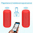 Портативна Bluetooth колонка Promate Silox 20 Вт Red (Уцінка) (ch_silox.red), фото 4