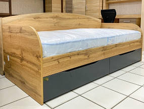 Дитяче односпальне ліжко "Л-5" з ЛДСП з висувними ящиками, фото 2