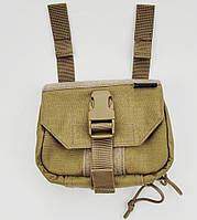 Аптечка индивидуальная армейская Condor молли, цвет койот США, сумка военная для ВСУ 16 х 14 х 5 см