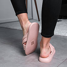 Шльопанці жіночі Fashion Sadie 3672 38 розмір 24,5 см Бежевий ID 4329605, фото 6