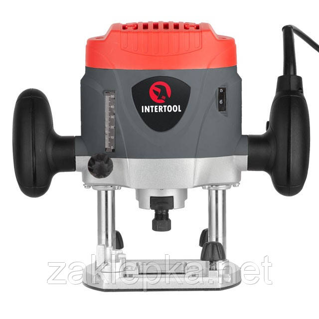 Фрезер 1200 Вт, 8000-28000 об./хв, цанга 6/8 мм, макс глибина 52 мм INTERTOOL DT-0950