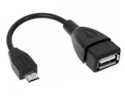 Кабель micro USB OTG (прямой штекер) для планшета, смартфона, 10см - фото 1 - id-p448916473
