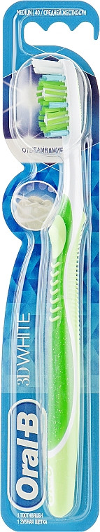 Зубна щітка Oral-B 3d White medium (1 шт.) 019873