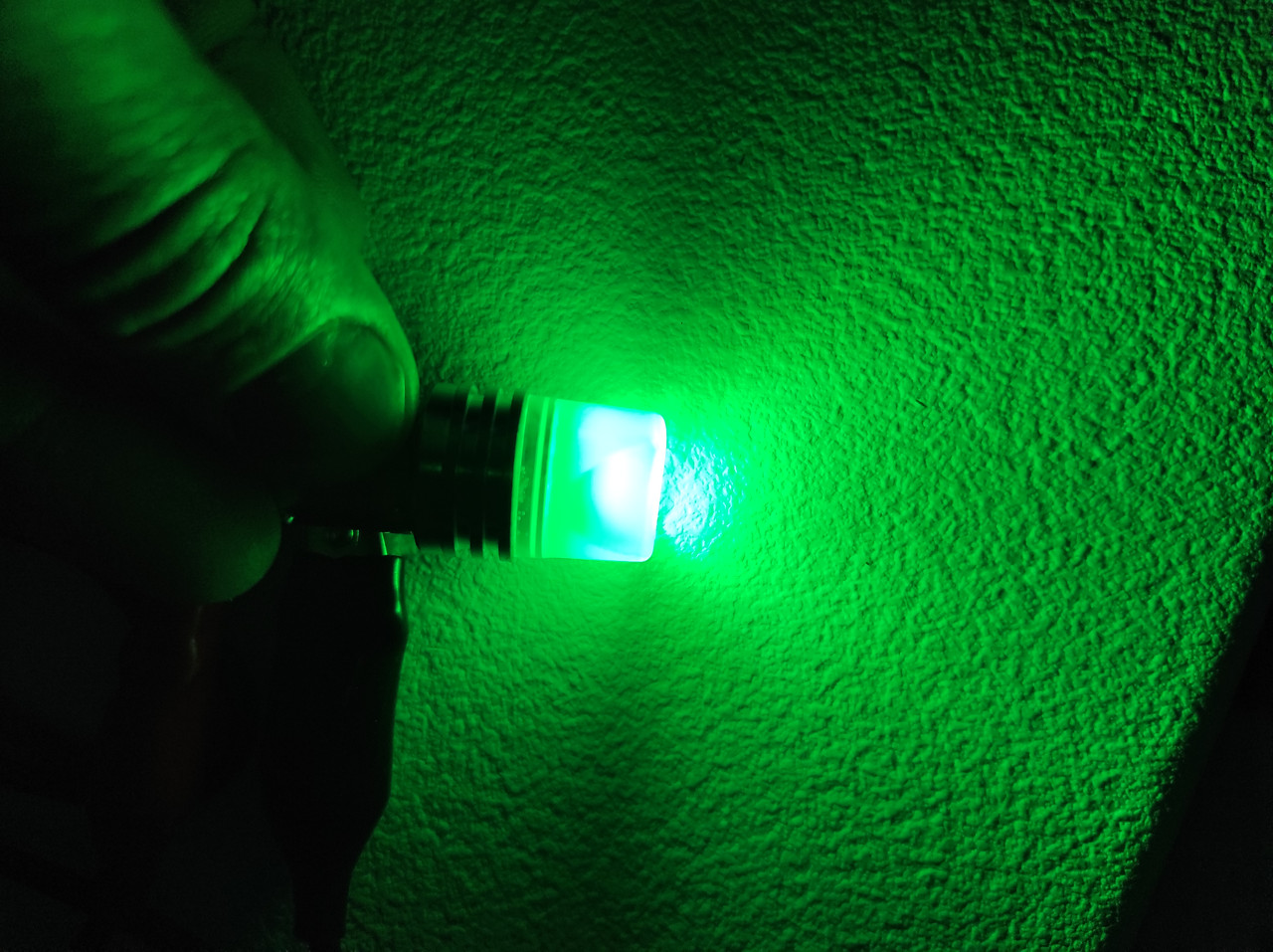 Світлодіодні авто LED-лампи 1156 (P21W, BA15S)  зелений