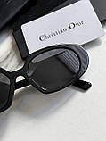 Жіночі сонцезахисні окуляри D Bobyr2U Black LUX, фото 3