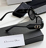 Жіночі сонцезахисні окуляри D Bobyr2U Black LUX, фото 4