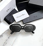 Жіночі сонцезахисні окуляри D Bobyr2U Black LUX, фото 7