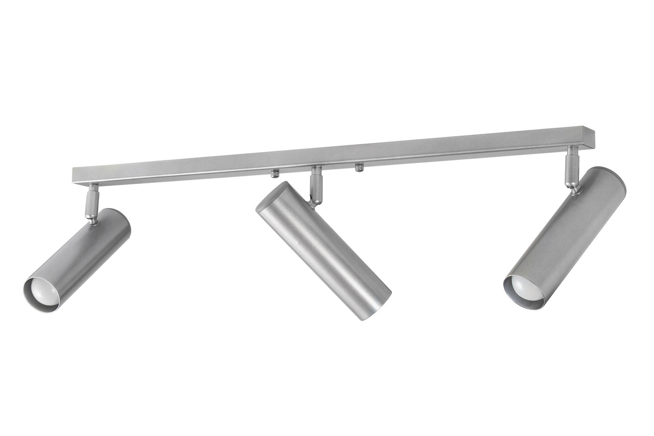 Світильник на планці з поворотними плафонами 3-Е27 Telescope NL 1750-3 AL, фото 1