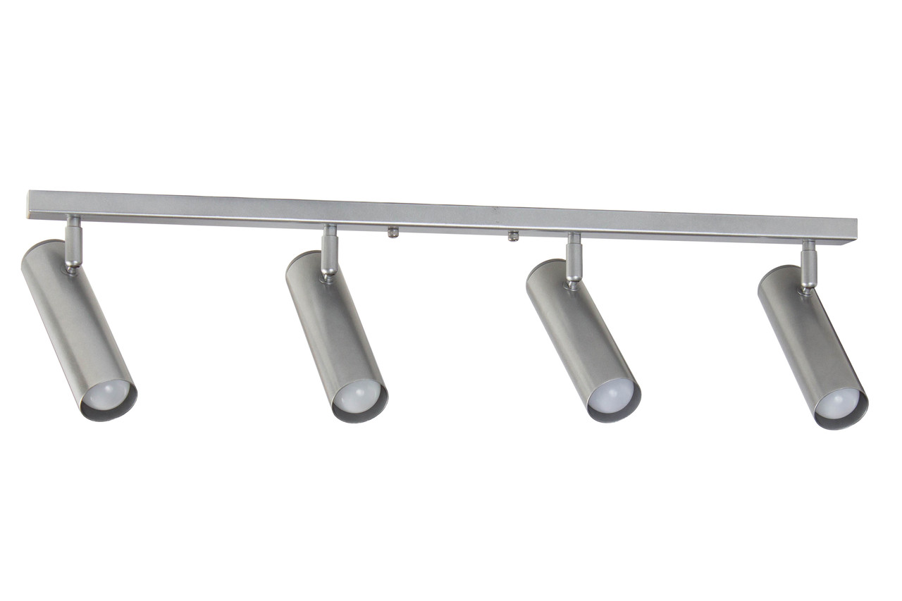 Світильник на планці з поворотними плафонами 4-Е27 Telescope NL 1750-4 AL, фото 1