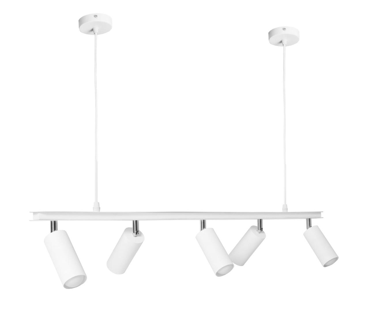 Світильник циліндри на підвісі Е27-5 Tube NL 2450-5 WH, фото 1