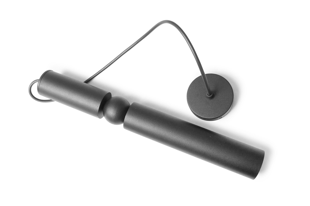 Світильник підвісний трубка Е27 Antique NL 40500 BK+BK, фото 1