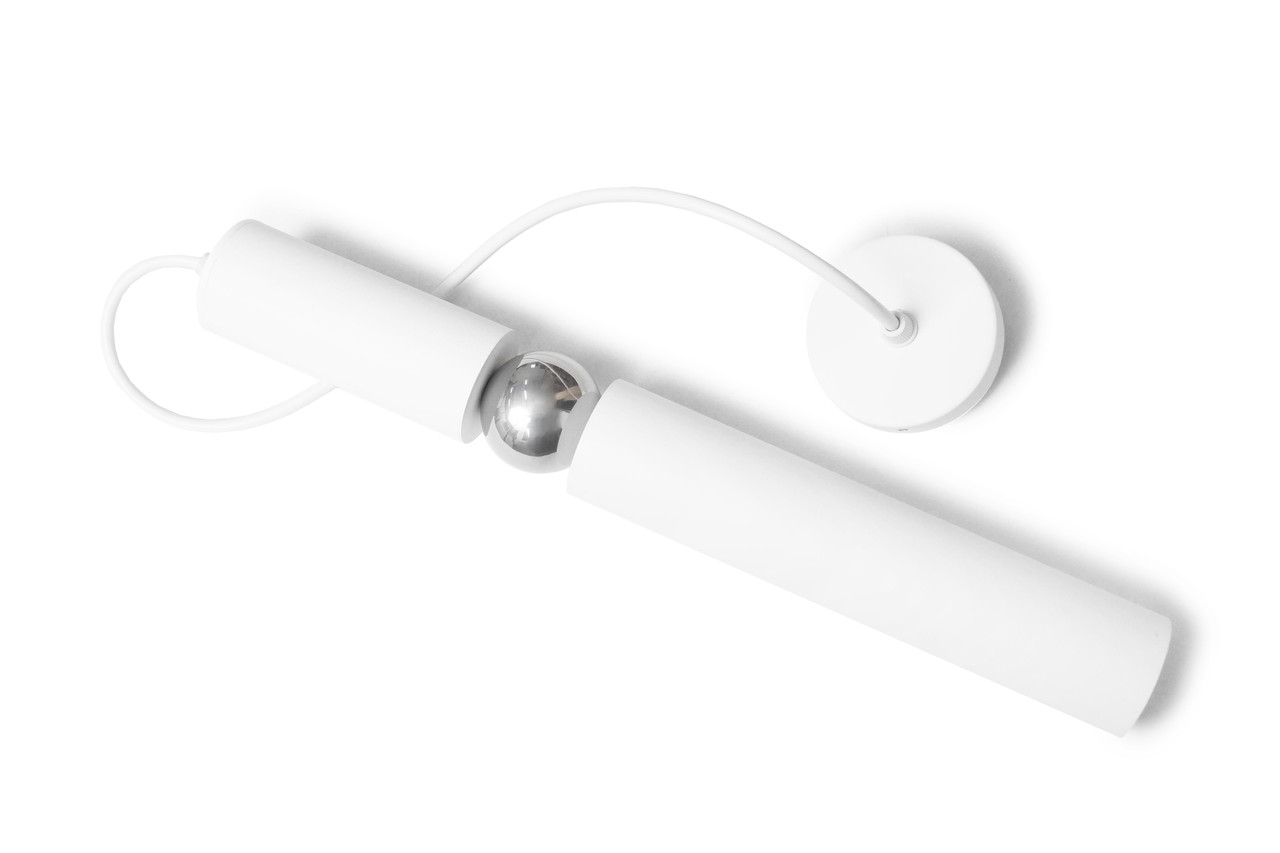 Світильник підвісний трубка Е27 Antique NL 40500 WH+CR, фото 1