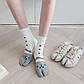 Шкарпетки з двома пальцями Кошеня Kiki Sox 36-40 жіночі білий, фото 5