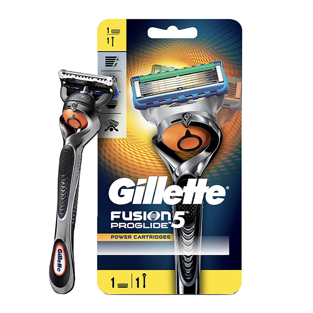 Станок з 1 змінною касетою і підставкою Gillette Fusion Proglide Power Cartridges (4902430922586)
