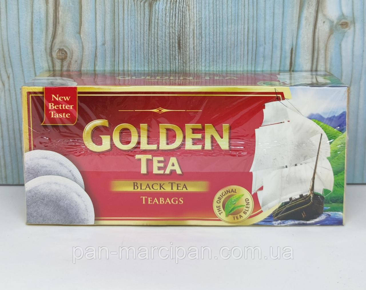 Чай чорний в пакетиках Golden Tea 100 пак, фото 1