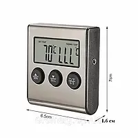 Кухонный Термометр улучшенный с выносным щупом для мяса Digital Cooking Thermometr (Timer)