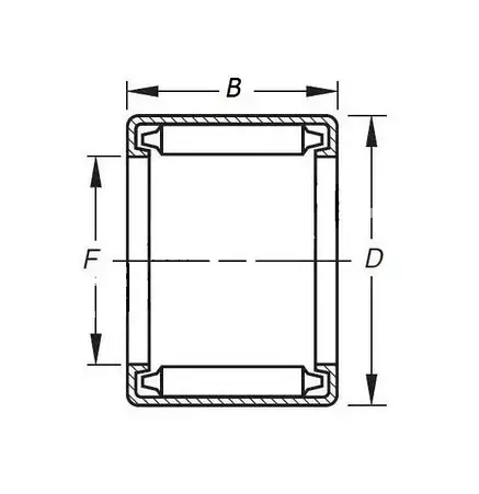 Підшипник 942/15 (HK152016) ГПЗ-34 15*20*16, фото 2