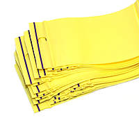 Пакеты зипперы 4 x 6 cм 100шт ЛОТ 5 уп желтые пакеты с застежкой со струнным замком для хранения Rolli
