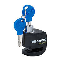 Мотозамок з сигналізацією на гальмівний диск Oxford Micro XA5 Alarm Disc Lock Black (LK214)