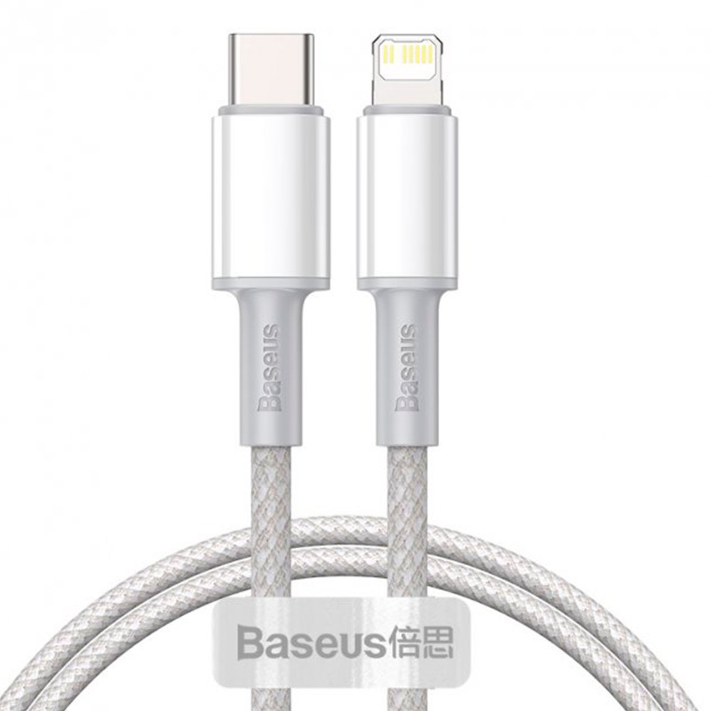 Кабель Baseus для Iphone Cable Type-C to iP PD 20W 1m  white