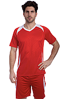 Футбольна форма чоловіча червона S-XL/футбольна форма для команди/футбольне екіпірування
