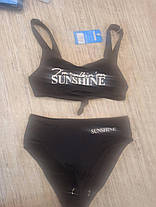 Купальник подростковый Z.Five 637 Солнце черный (В НАЛИЧИИ ТОЛЬКО 32 УКР р-ры), фото 4