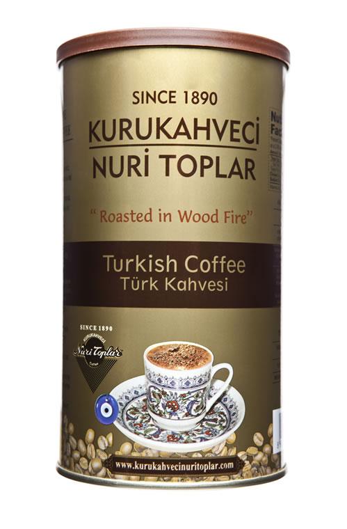 Кава Арабіка турецька мелена середнього обсмаження Kurukahveci Nuri Toplar 500 gr Помел борошно Grida