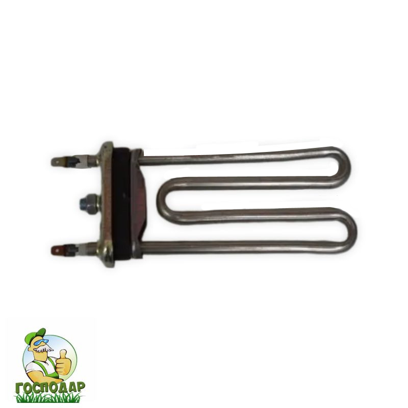 Тен №10d. Нагрівальний елемент пральної машини 1,9 кВт з отвором під датчик темературы, фото 1