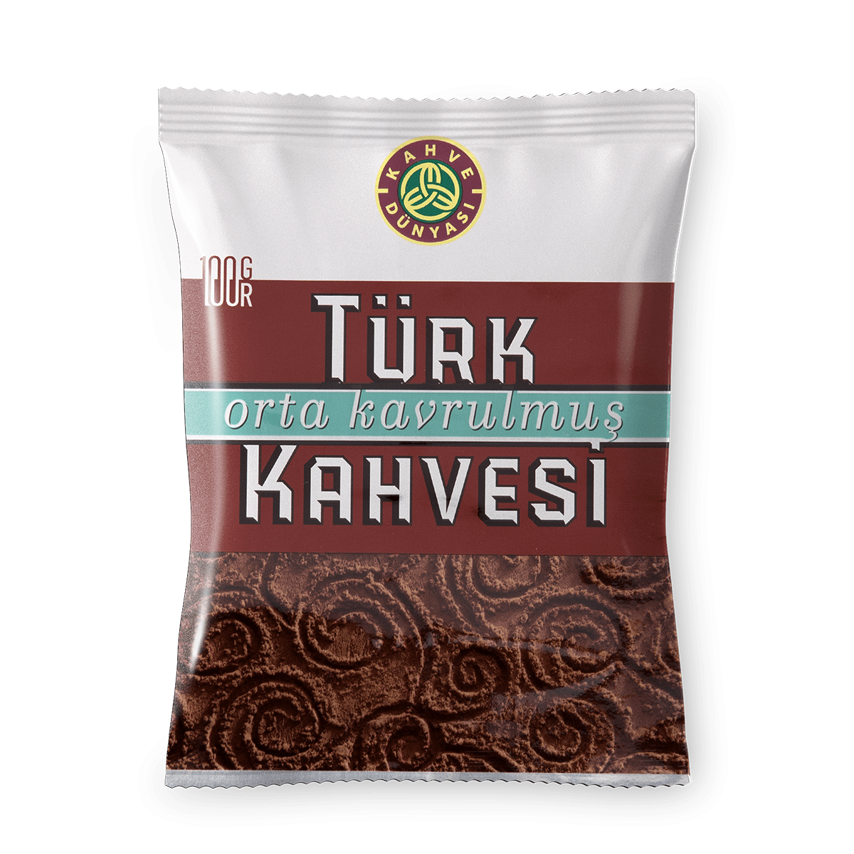 Кава турецька мелена Арабіка 100% дрібного помелу середнього обсмажування натуральна Kahve Dunyasi 100gr, фото 1