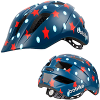 Детский велосипедный шлем Bobike Plus Navy Stars р.51-55 см