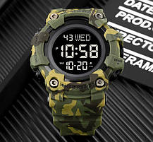 Чоловічий наручний годинник Skmei Kamo Green, фото 5