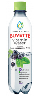 Напій Buvette Vitamin Water зі смаком чорної смородини та м’яти 500 мл