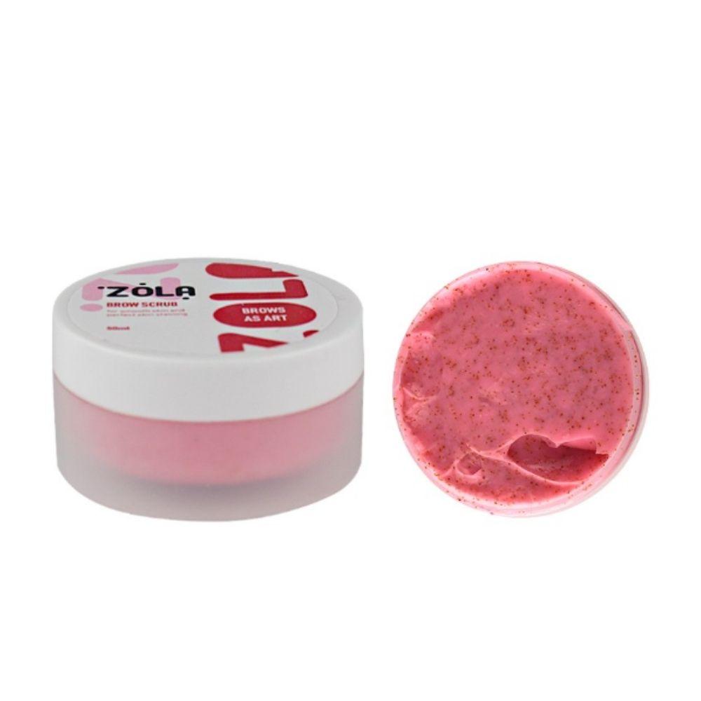 Скраб для брів ZOLA, 50 мл (класичний, маленька банка)