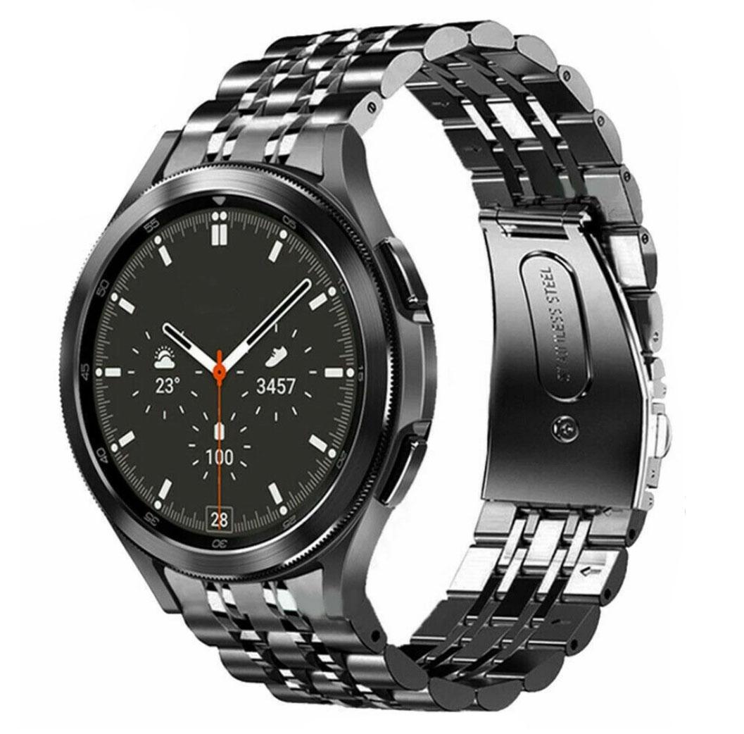 Металевий ремінець Primolux Steel Link для годинника Samsung Galaxy Watch 4 Classic 42mm SM-R880 - Black, фото 1