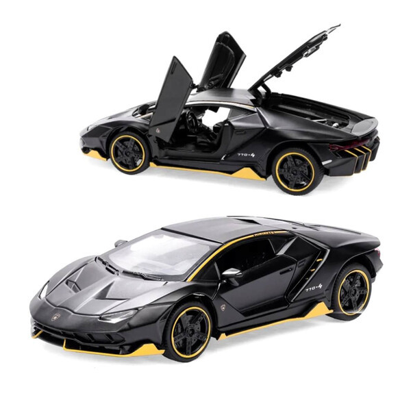 Машинка Lamborghini Centenario игрушка детская металлическая коллекционная моделька 15 см Черный (59495)