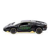 Машинка Lamborghini Centenario игрушка детская металлическая коллекционная моделька 15 см Черный (59495), фото 3