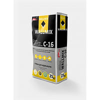 Wallmix C16 Штукатурка цементно-вапнякова для газоблока (машинного нанесення)