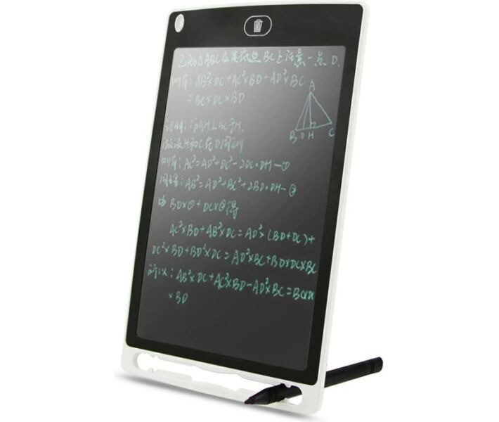 Дитячий графічний планшет дощечка для малювання та нотаток 8,5 Білий
