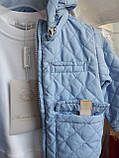 Демісезонна блакитна курточка для хлопчика 62 TUP-TUP, фото 4