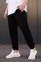 Спортивні штани чоловічі чорні від бренду ТУР модель Стандарт розмір S, M, L, XL