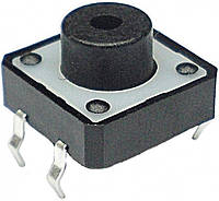 Переключатель INT-1103B75AL Переключатель тактовый, 12,0х12,0 мм, высота 7,5 мм, нажатие 180 гс, 1 000 000
