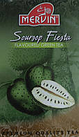 Чай зеленый цейлонский Саусеп фиеста Mervin tea Soursop Fiesta 100 g Мервин