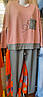 Жіночий прогулянковий костюм брюки рожнвий 3XL, фото 3