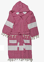 Халат бавовна (L) червоний