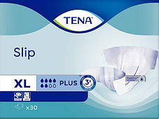 Підгузники для дорослих Tena Slip Plus XL 30 шт 120-160 см 6 крапель