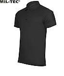Футболка поло Mil-Tec QuickDry 1/2 ARM Black 10961002, фото 5